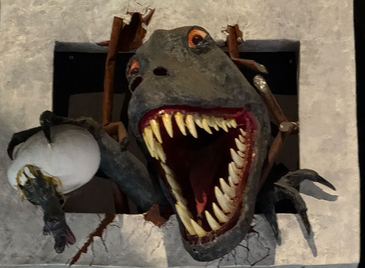 T-Rex på rymmen hos A World of Dinosaurs.